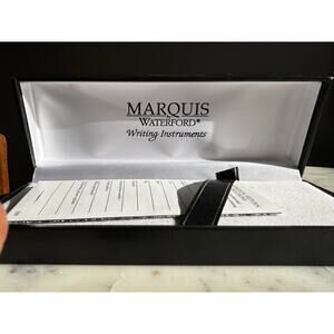 EMPTY BOX Marquis by Waterford Writing Instruments Original Case Case Paperwork